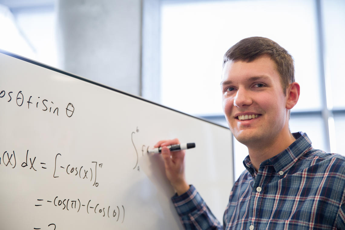 Mathematics prodigy Nick Rollick is graduating with 39 A+, 1 A, a 4.0 GPA and five achievement awards.