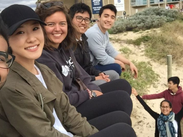 TAB students with local students in Australia