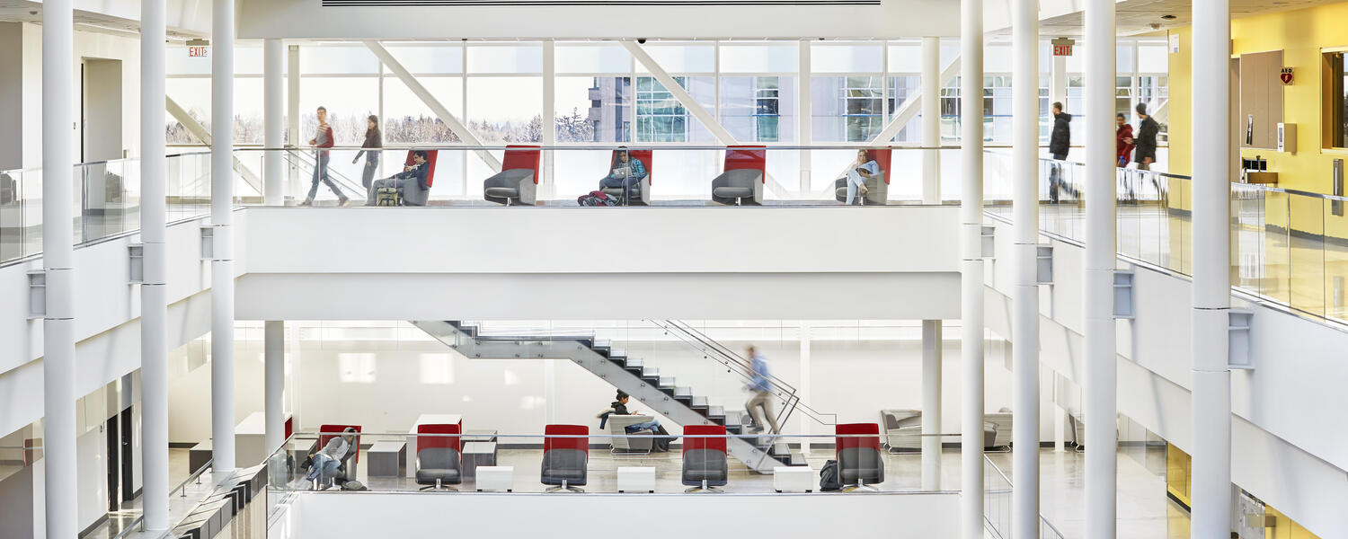 Beautiful architecture in the CNRL Engineering Complex