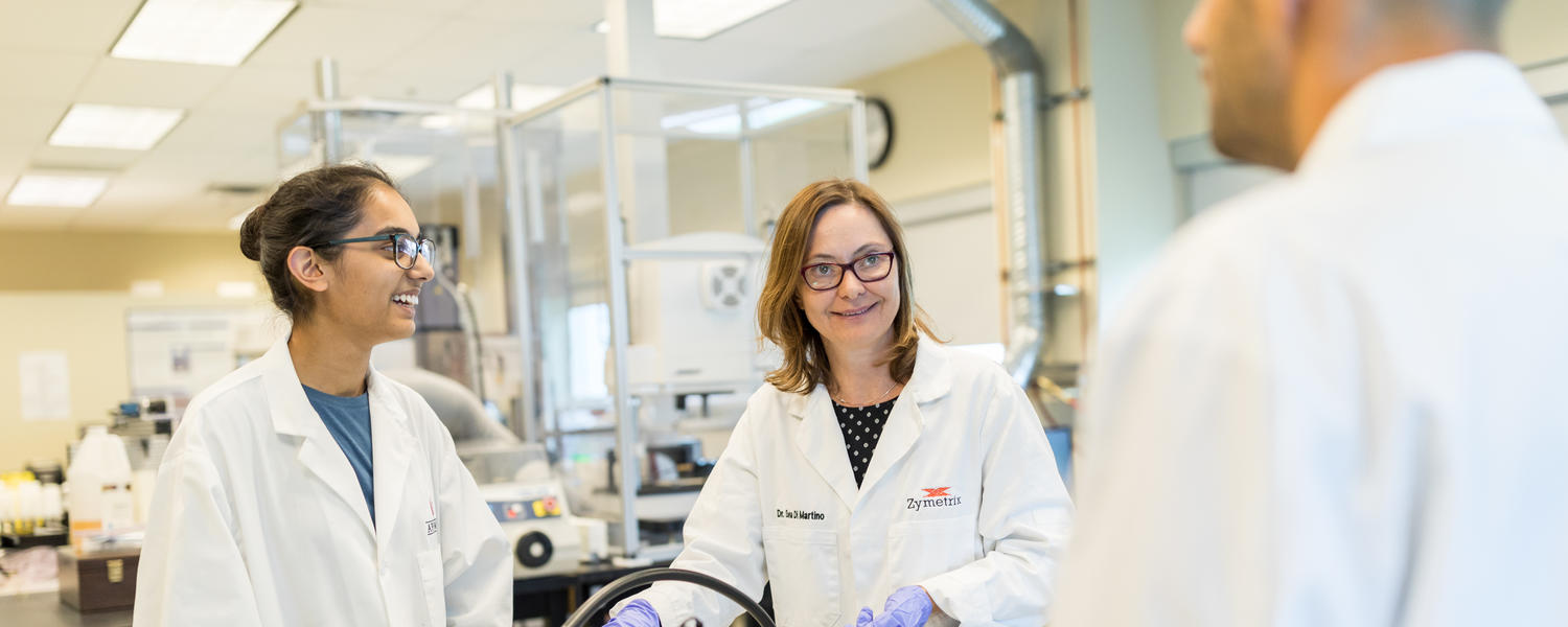 Students in the Aortic tissue testing lab