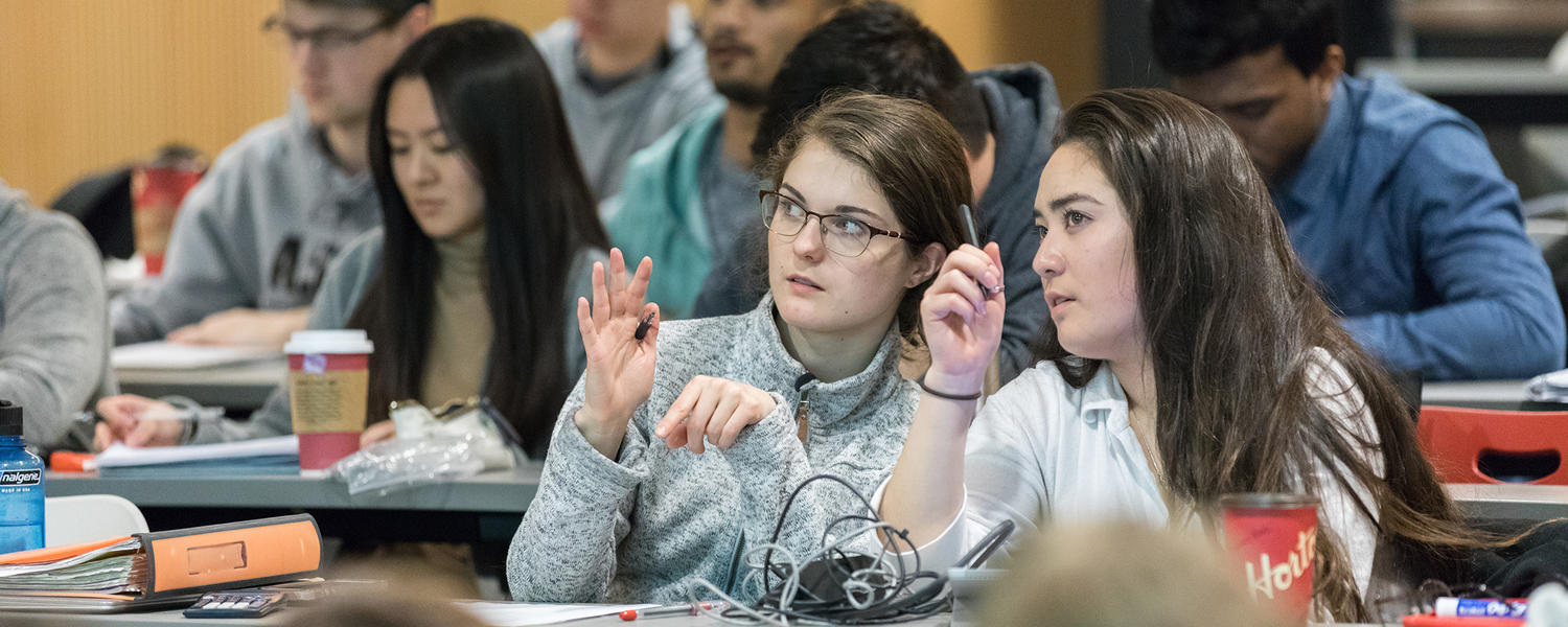 Students in class