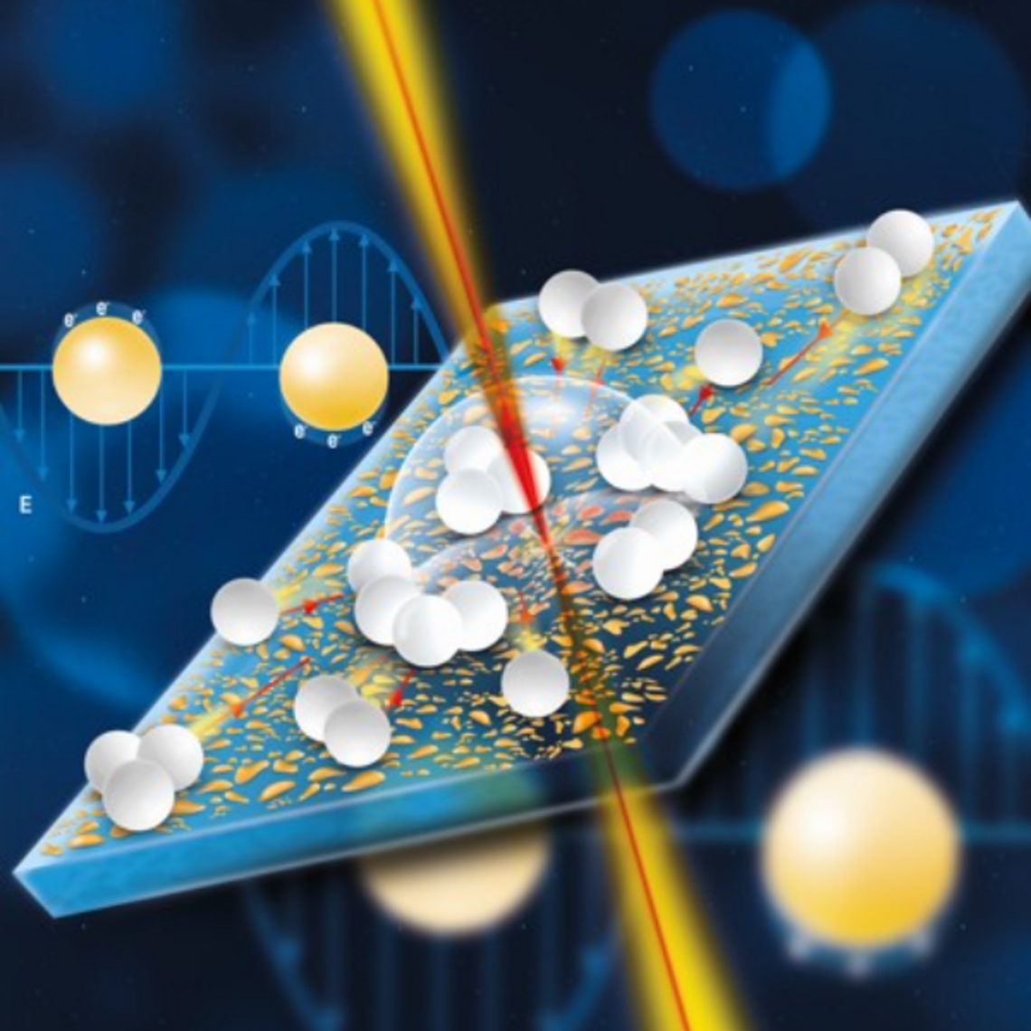 Deterministic particle assembly on nanophotonic chips