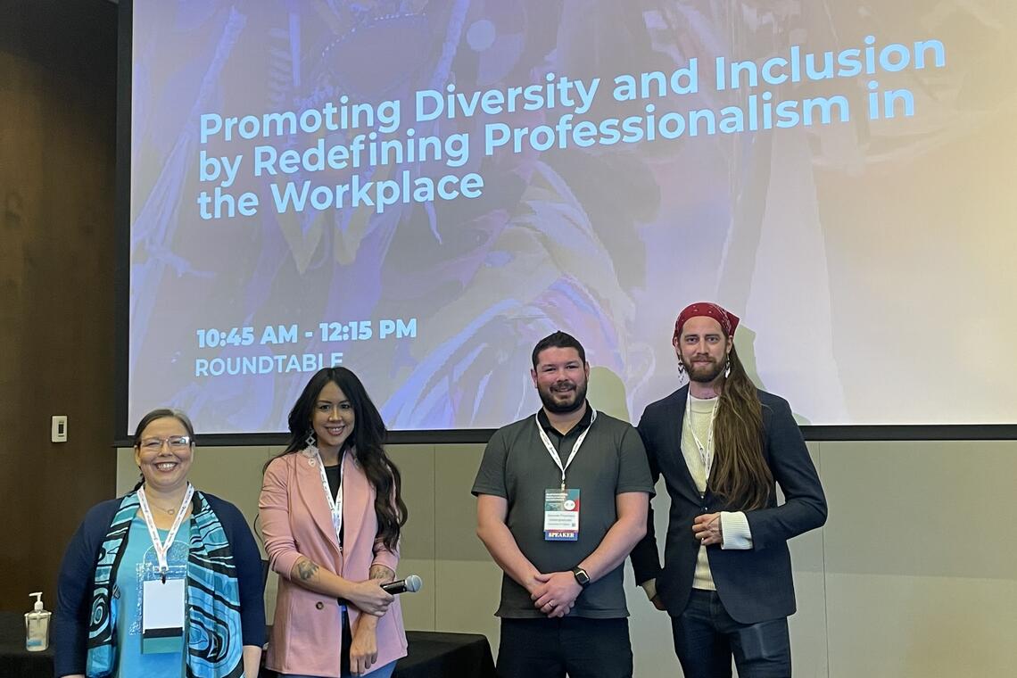 Schulich members presenting at the Forward Summit, Grey Eagle Casino, 2024