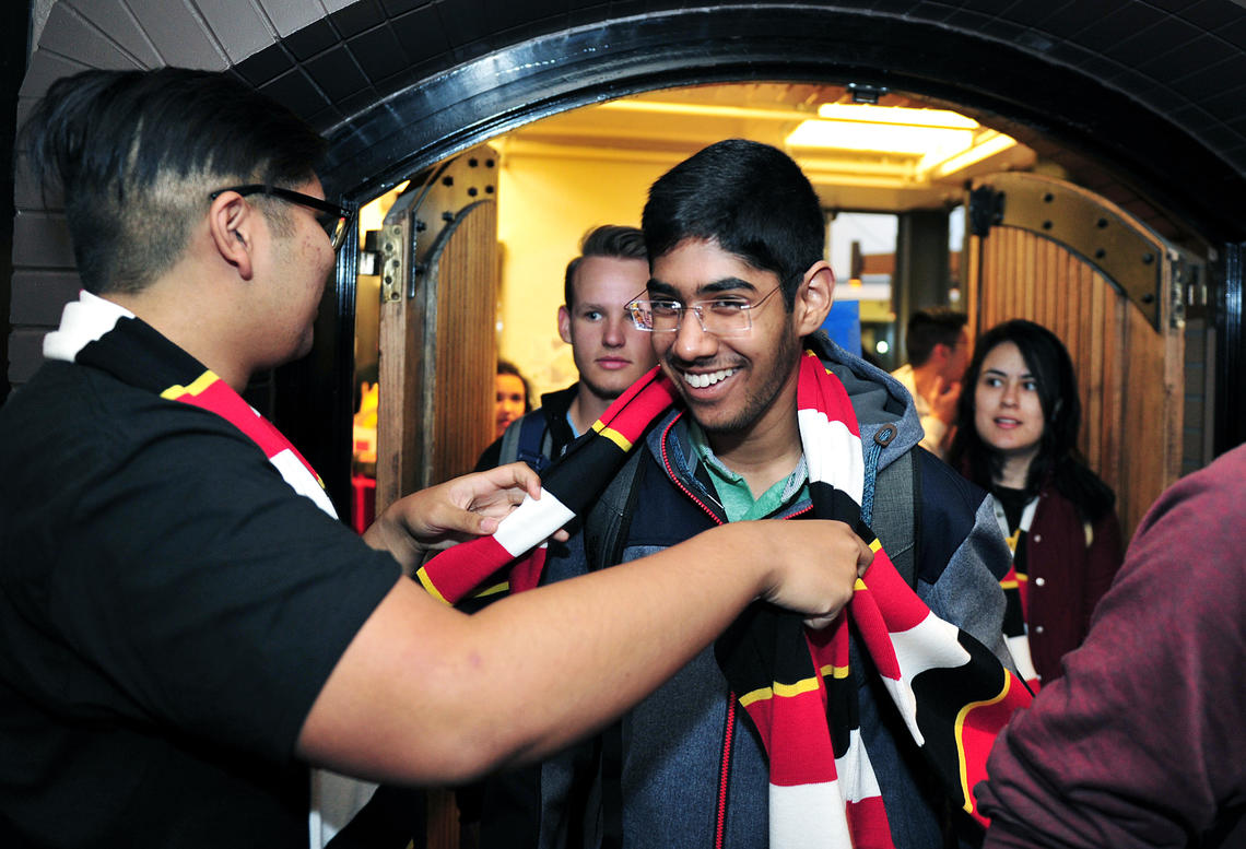 Scarf ceremony