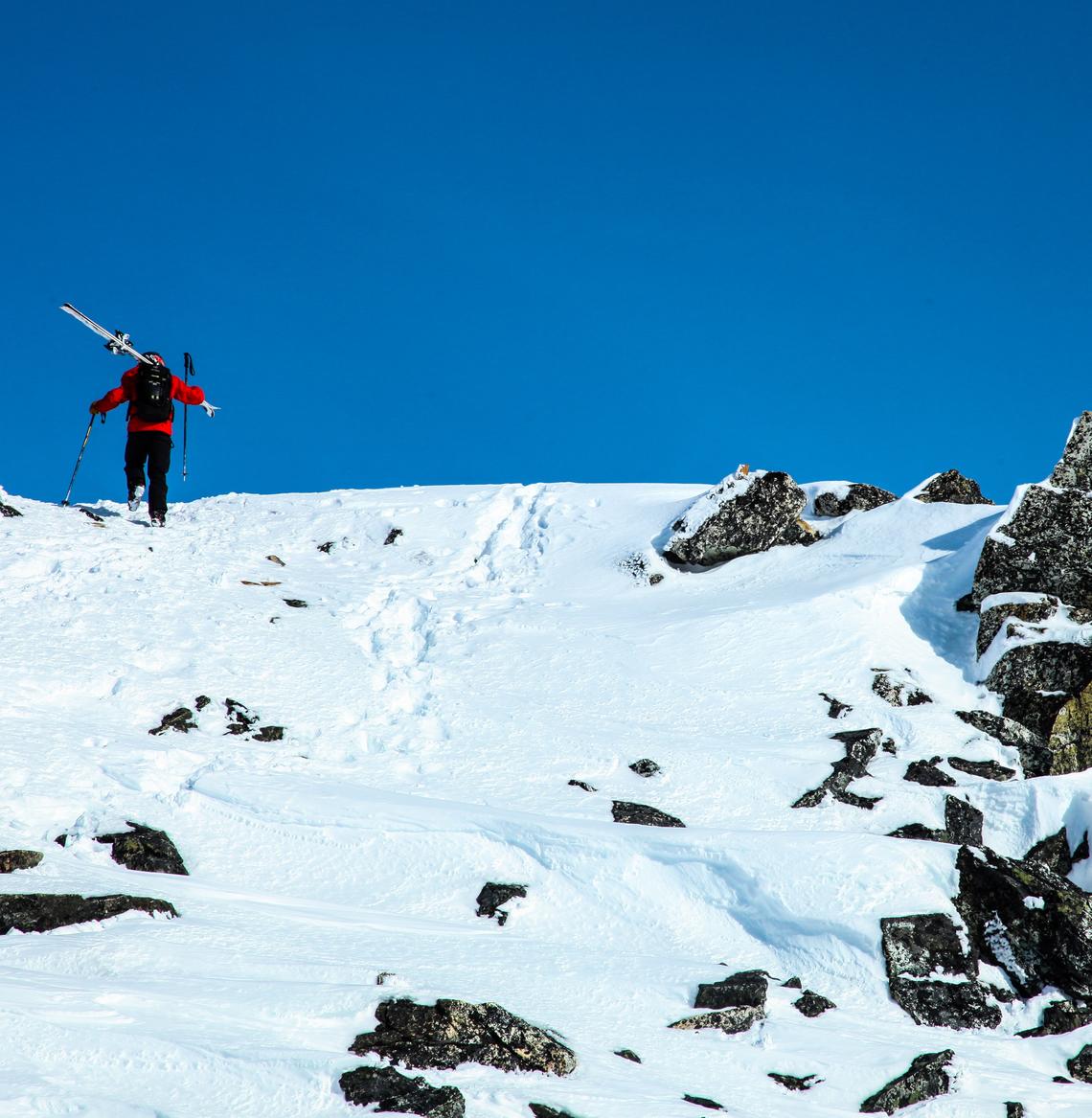 Backcountry skiing