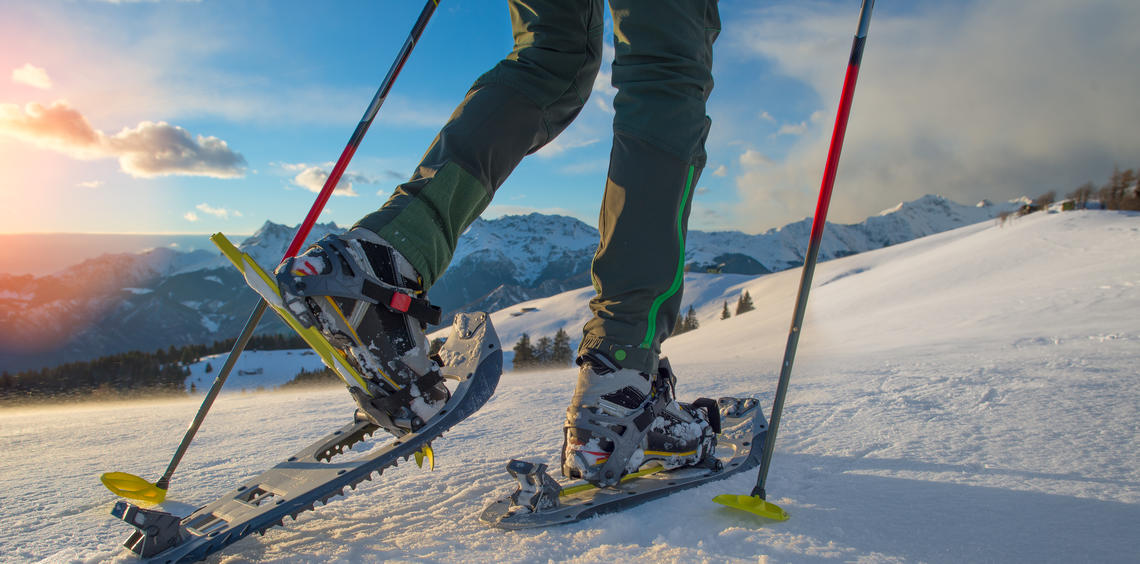 Snow shoeing