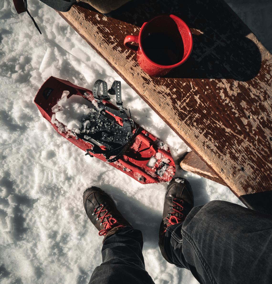 Snow shoeing