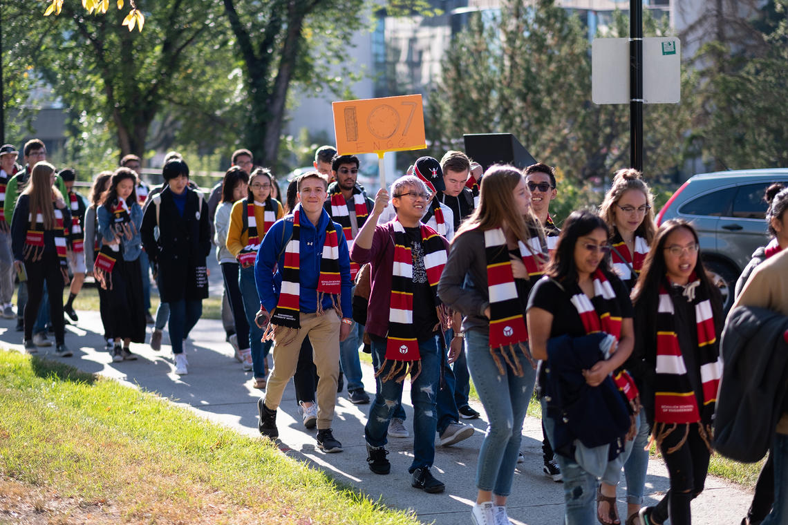 Walking to Schulich
