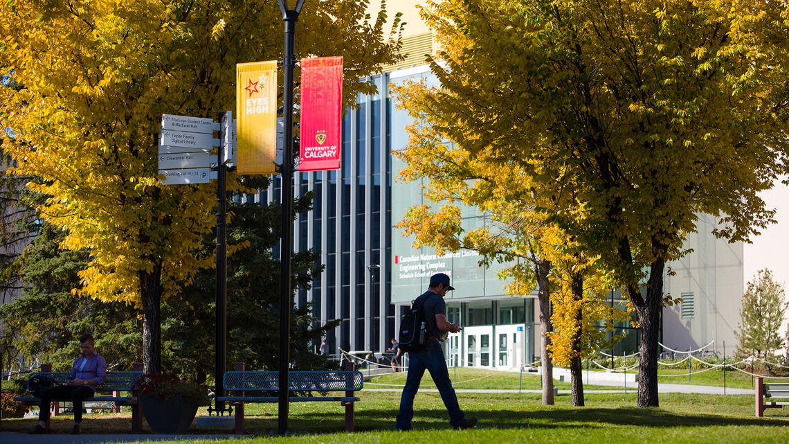 UCalgary campus in the fall