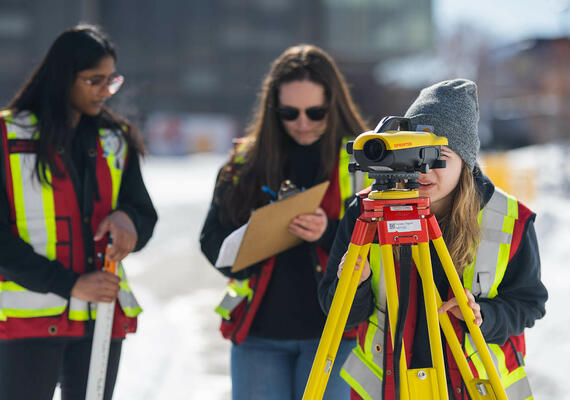 undergraduate Geomatics students