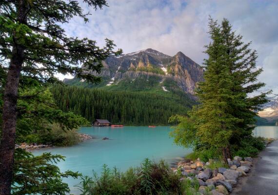 Lake in the Canadian Rockies