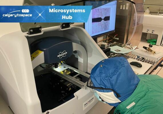 Microsystems Hub Stylus Profilometer in action