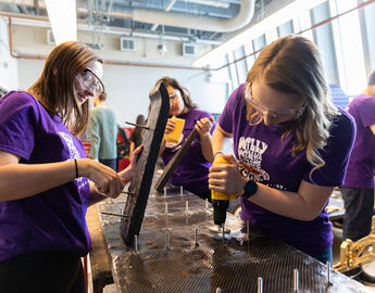 Schulich Engineering concrete toboggan team